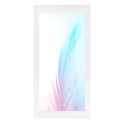DR35 40 x 95 cm Picture Frame, High-Gloss White MDF, 35 mm