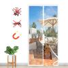 BAJIAN-LI Magnetic Screen Door, Automatic Closing, White, 130 x 180 cm (51 x 70 in) view 1