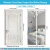 BAJIAN-LI Magnetic Screen Door, Automatic Closing, White, 130 x 180 cm (51 x 70 in) view 2