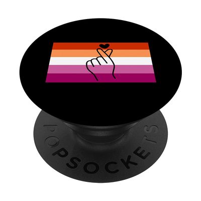 Kpop Merchandise Fan Addict Gay Lesbian Pride Flag Stuff PopSockets with Interchangeable PopGrip