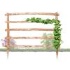 BooGardi Natural Wooden Trellis, 33 Sizes, 120 x 180 cm, Freestanding Garden Climbing Support view 1
