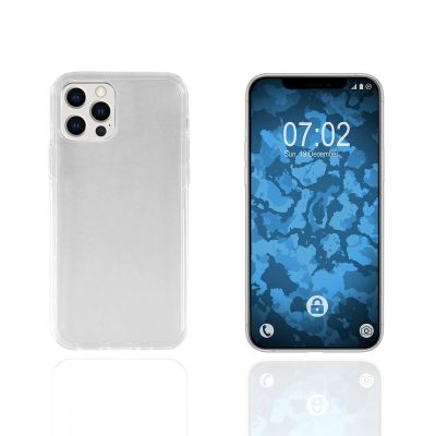 PhoneNatic Case Compatible with iPhone 12 Pro Max, Transparent Silicone Cover