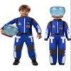 Spooktacular Creations Unisex Astronaut Costume for Kids, Blue with Black Details, Large (10–12 Years) view 1