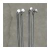LIANYG Silver Bike Spokes, 13G, 2.3 mm, 304 Stainless Steel, with Brass Nipples, 193 mm view 1