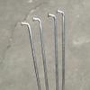 LIANYG Silver Bike Spokes, 13G, 2.3 mm, 304 Stainless Steel, with Brass Nipples, 193 mm view 2