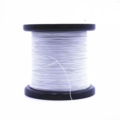 KEPOHK Fluoroplastic High-Temperature Ultra-Fine Electronic Wire, 26/28/30/32/34 AWG, White