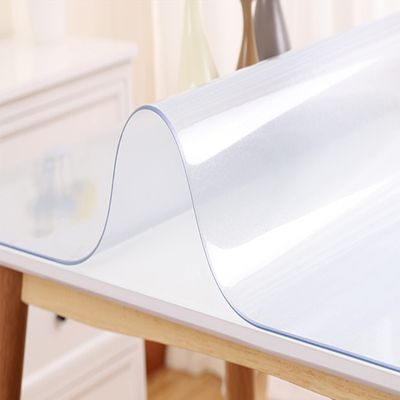 Waterproof Transparent PVC Desk Mat, Non-Slip, Heat-Resistant, 60 x 40 cm