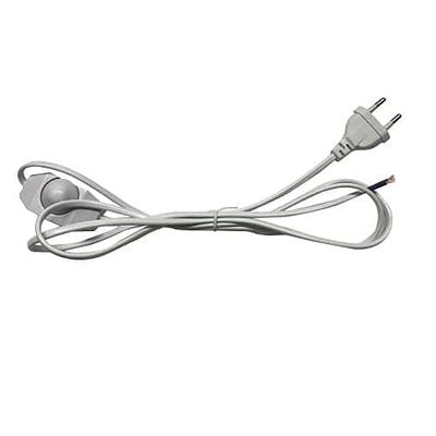 CABLEPELADO Power Cord with Dimmer, Type C CEE7, 0.75 mm², H03VVH2-F, White, 1.80 m
