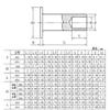 Aluminum Flat-Head Semi-Tubular Rivets, M2/M2.2/M3/M4/M5/M6, 3 × 14 mm, 50 pcs view 3