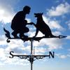 NSGJUYT Stainless Steel Farmhouse Weathervane, Retro Style, Color F view 2