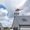 NSGJUYT Stainless Steel Farmhouse Weathervane, Retro Style, Color F view 4