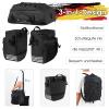 XIQI Waterproof Bicycle Rear Rack Bag, 3-in-1, 48L view 2