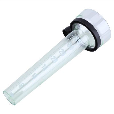 35 mm Outdoor Rain Gauge, Plastic Replacement Tube for Yard and Garden