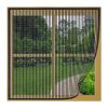 Magnetic Window Screen, 195 x 225 cm, Black, No-Drill Installation view 1