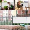 MEEYI Balcony Anti-Theft Privacy Screen, 90 × 700 cm, White view 3