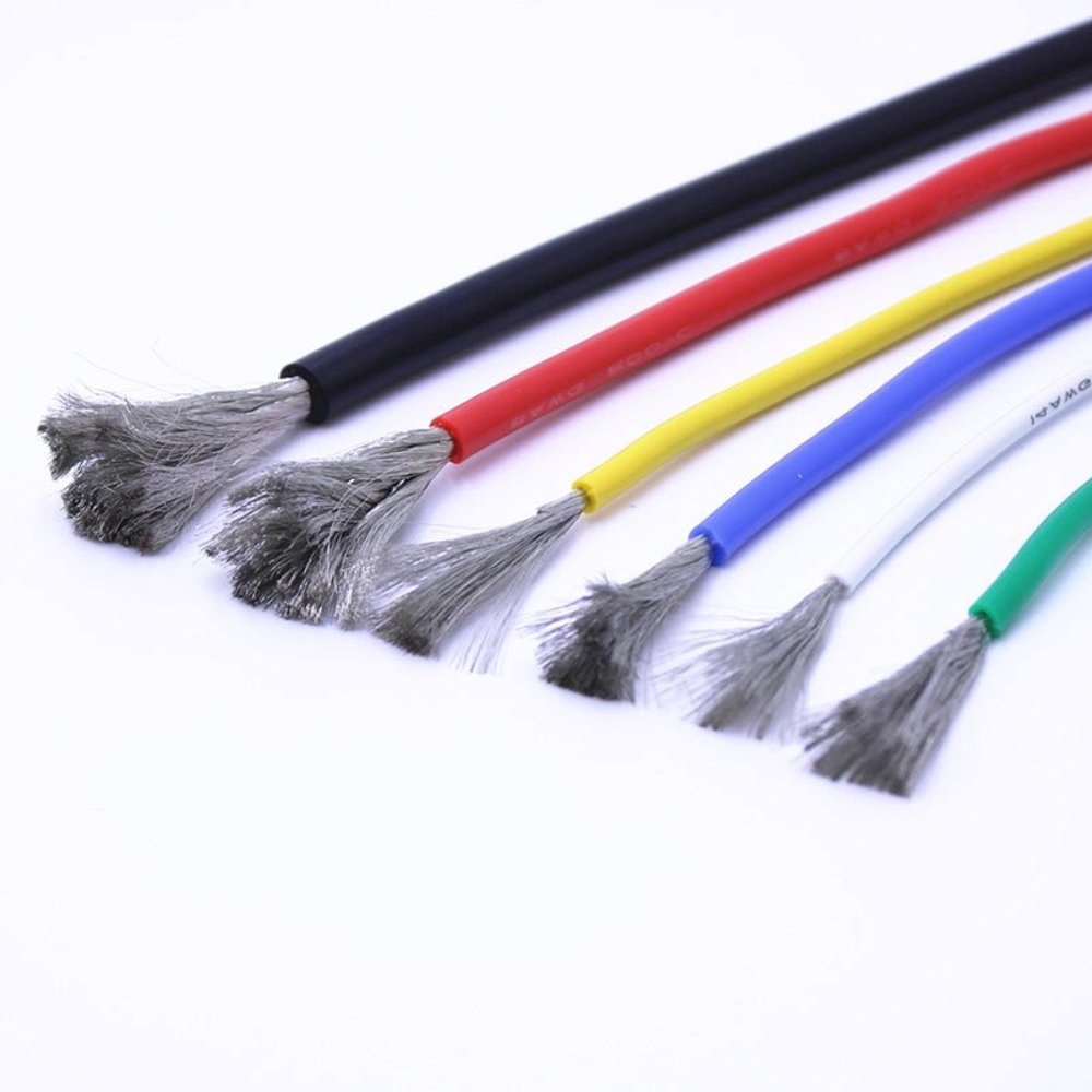 KEPOHK Soft Silicone Wire, 14 AWG, 7–30 AWG, Gray