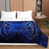 Surwin Quilted Bedspread, Blue Galaxy, 150 x 200 cm view 2