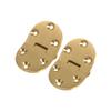 Tyenaza 2-Pack Brass Butler Tray Hinges, 2-1/2 x 1/2 in., with Screws view 4
