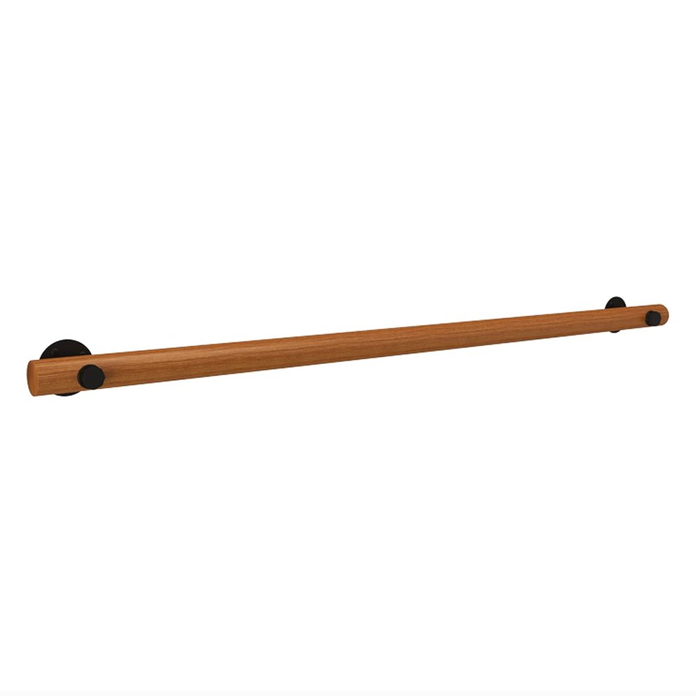 Wood Stair Handrail, 40 cm, Wall-Mounted Non-Slip Railing
