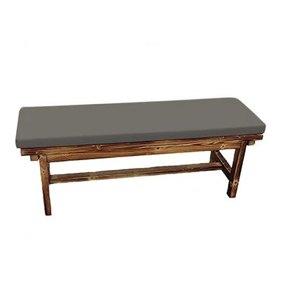 Waterproof Garden Bench Cushion, 40D High-Density Foam, Dark Gray, 130 x 45 x 5 cm
