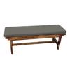 Waterproof Garden Bench Cushion, 40D High-Density Foam, Dark Gray, 130 x 45 x 5 cm view 1