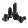 Black Phillips-Head Self-Tapping Screws, M2/M2.3/M2.6/M3, M3 × 10, 300 Pieces view 1