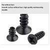 Black Phillips-Head Self-Tapping Screws, M2/M2.3/M2.6/M3, M3 × 10, 300 Pieces view 4