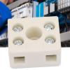 5-Piece Ceramic Terminal Blocks, 2-Way, 10A 250V High-Temperature Porcelain Connectors view 2