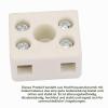 5-Piece Ceramic Terminal Blocks, 2-Way, 10A 250V High-Temperature Porcelain Connectors view 4