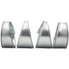 90° Aluminum Sheet Metal Elbow for Pipe Insulation, 4 Segments, Inner Diameter 170 mm view 3