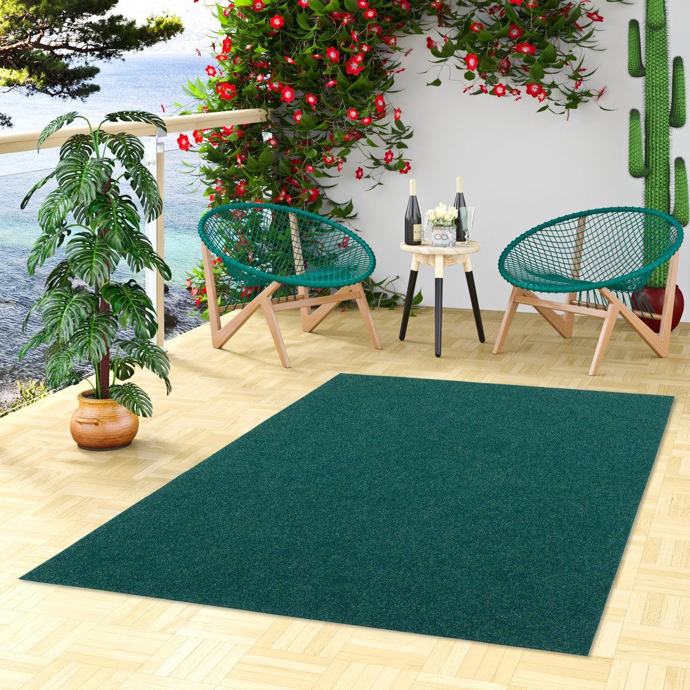 Snapstyle Kingston Petrol Comfort Artificial Turf with Studded Backing, 19 Sizes