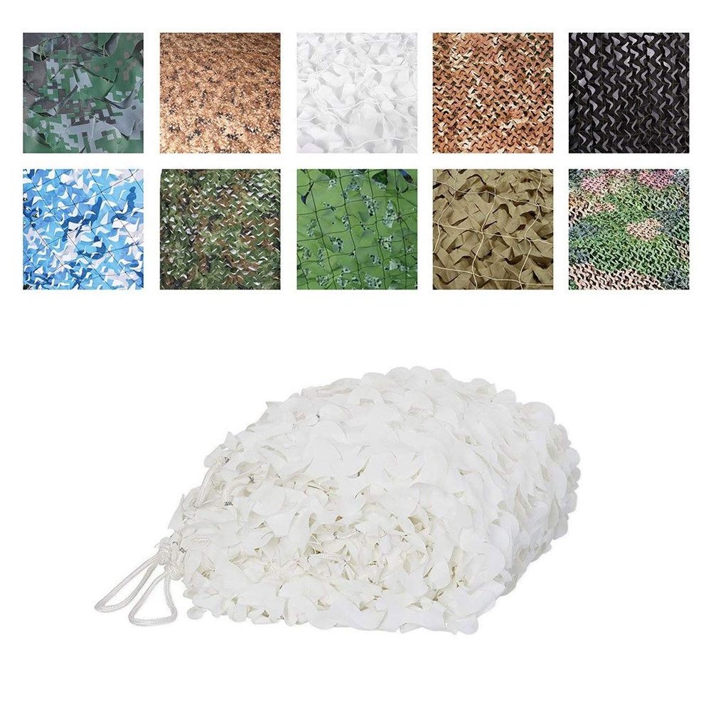 bandezid Woodland Camouflage Net, Sunshade & Concealment, 3 x 8 m (10 x 26 ft)