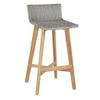 YITHOPI 5-Piece Patio Bar Set with Solid Acacia Wood Frame view 3