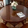 Round Transparent PVC Table Protector, 2 mm, Beveled Edge, 110 cm view 1