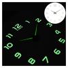LIANYG 3D Luminous DIY Acrylic Mirror Wall Clock, Silent Quartz, Wall Clock 4, 47-Inch Sheet view 1
