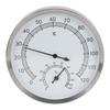 EVTSCAN 2-in-1 Stainless Steel Sauna Thermometer Hygrometer view 1