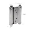 Double-Action Spring Hinges, 2-Pack, 3-Inch Stainless Steel view 4
