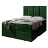 Mirjan24 Rebos Boxspring Bed, 2 Storage Boxes, Slatted Base and Mattress, Manila 35, 140 x 200 cm view 1