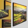 BIRAPA Lyon Shadow Gap Frame for Canvas, 25 x 66 cm, Matte White view 4