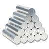 TEN-HIGH 6061-T6 Aluminum Round Bar, 55 mm x 200 mm, Anodized Silver view 2