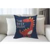 Mugod Funny Dinosaur Pillowcase for Men and Women, Decorative Home Sofa Cushion Cover, 45 x 45 cm view 3