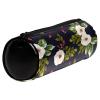 Pencil Case with White Flowers on a Navy Blue Background view 3