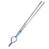 Forged Flat-Jaw, Round-Nose Blacksmith Tongs for Anvil Forging (80 cm, 2.5 kg) view 1