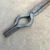Forged Flat-Jaw, Round-Nose Blacksmith Tongs for Anvil Forging (80 cm, 2.5 kg) view 4