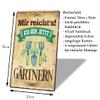 Gardener Metal Sign – “I’ve Had Enough! I’m Going Gardening” – 20 x 30 cm view 2