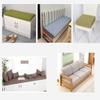 Indoor/Outdoor Bench Cushion, Garden Bench Seat Pad, Light Gray, 180 x 35 x 5 cm view 3