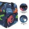 Sea Octopus Shark Dolphin Sports Bag with Shoe Compartment view 3