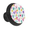 Colorful Round Cactus Knobs, 35 mm, for Bedroom, Dresser, Kids’ Room, Playroom, 12-Pack view 2