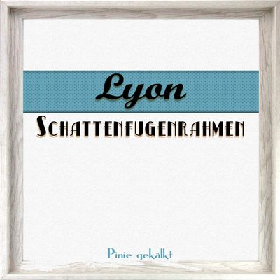 BIRAPA Lyon Canvas Floater Frame, 55 x 90 cm, Limed Pine