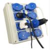 RoadEu 230V Power Distributor with 8 Schuko Sockets, 16A, IP54, Prewired view 2